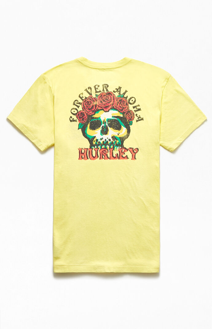 Everyday Washed Skull Flowers T-Shirt