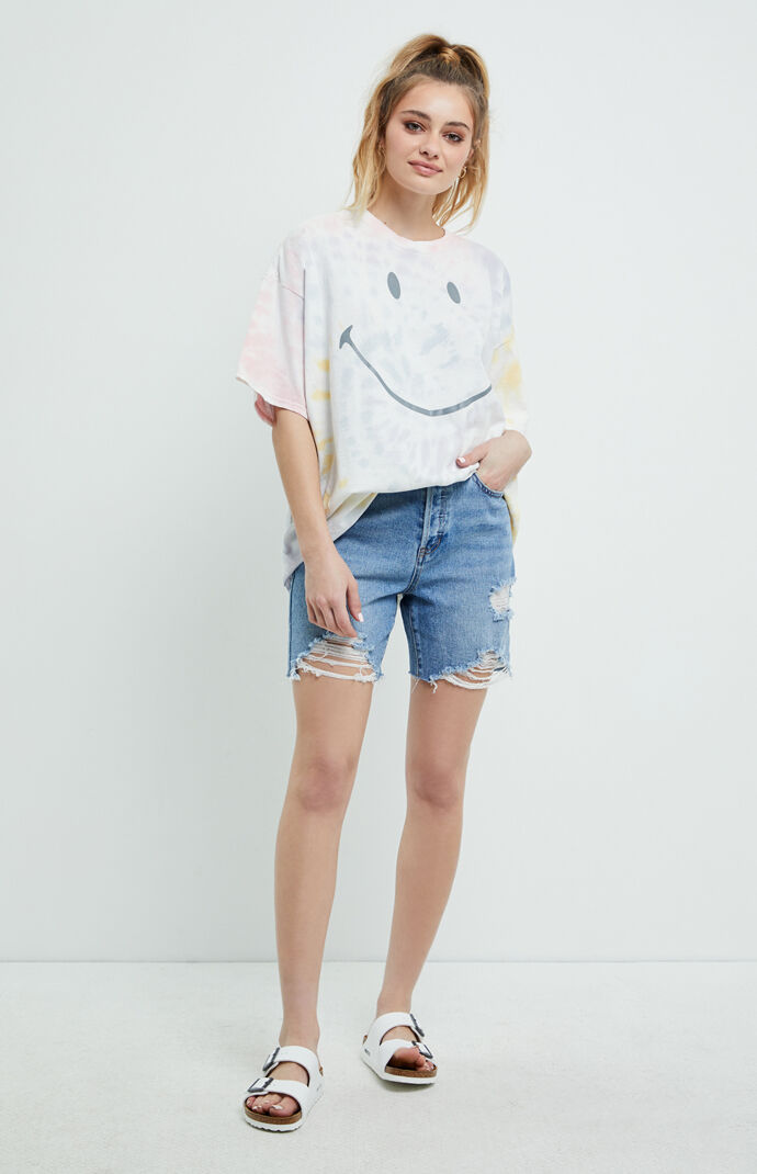 Tie Dye Smiley Face T-Shirt