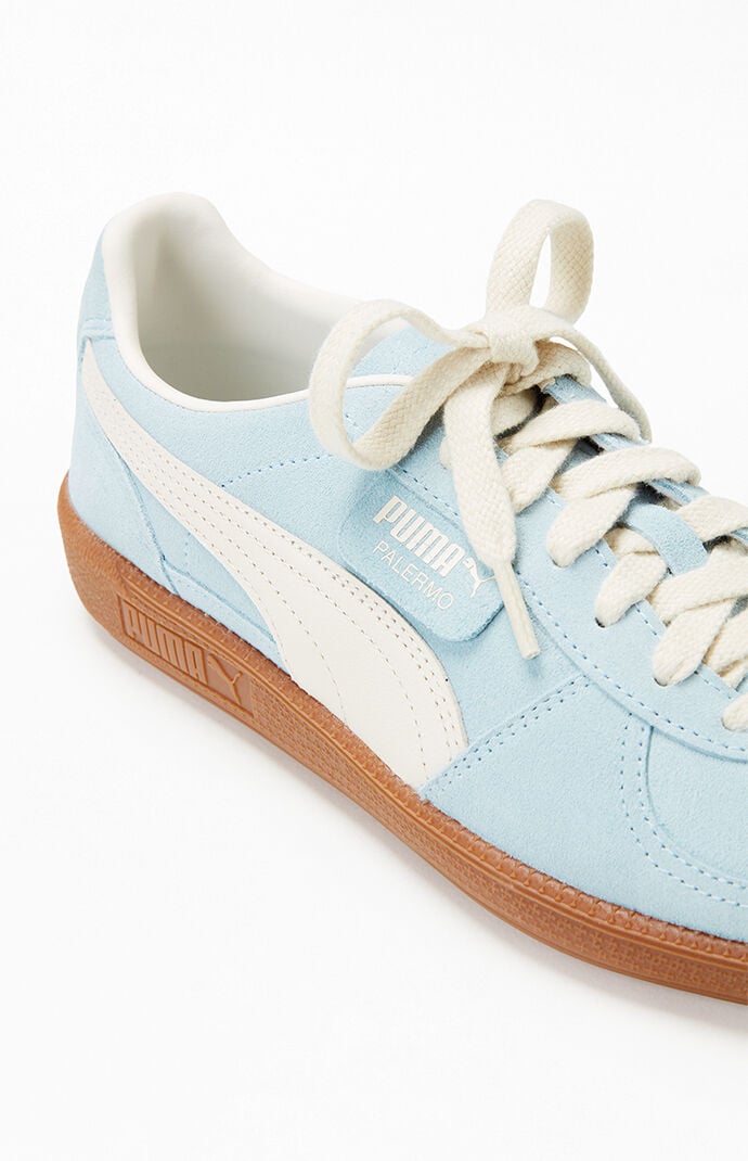 Puma Women s Light Blue Palermo Sneakers PacSun