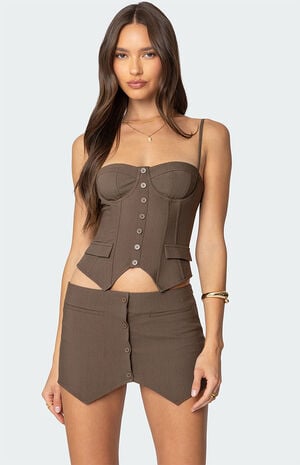 Ellis Buttoned Up Corset image number 1