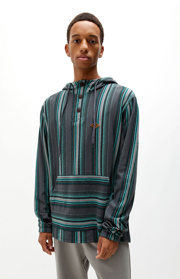 Billabong striped hoodie clearance