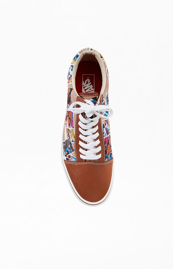 Disney old store skool vans white