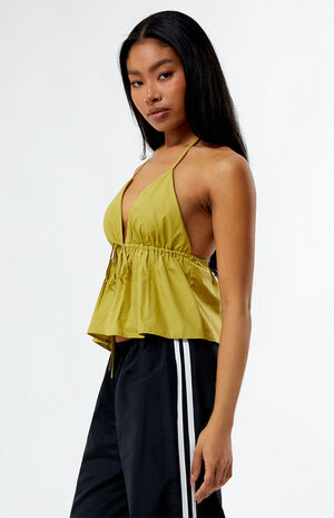 Tie Front Babydoll Top image number 2