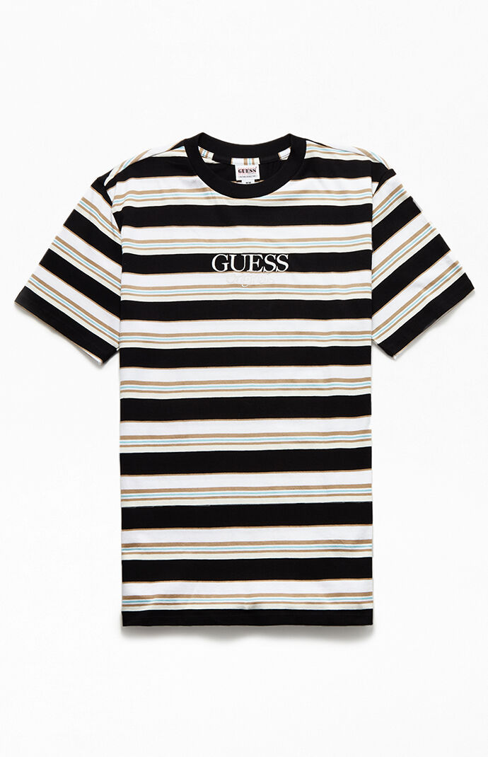Striped t shirt guess top