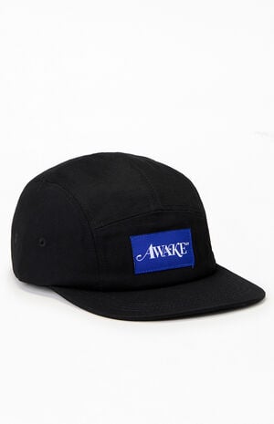 Black Classic Logo 5 Panel Hat image number 1