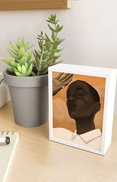 Nawaalilustrations Sun Framed Mini Art