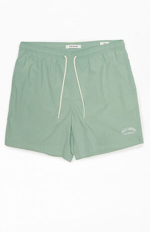 Solid Collegiate 6.5" Swim Trunks image number 1