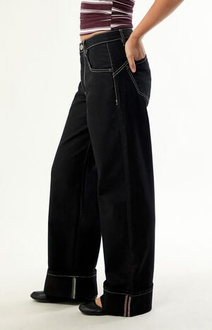 Roll-Up Wide Leg Jeans image number 3