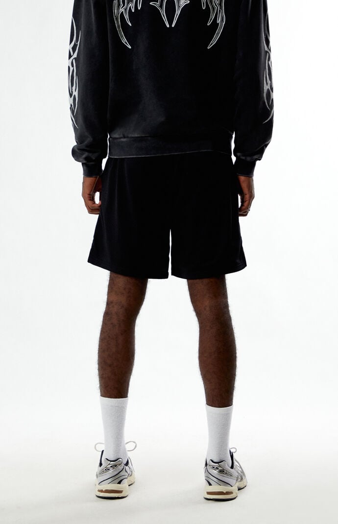 RODMAN BRAND Star Script Mesh Shorts