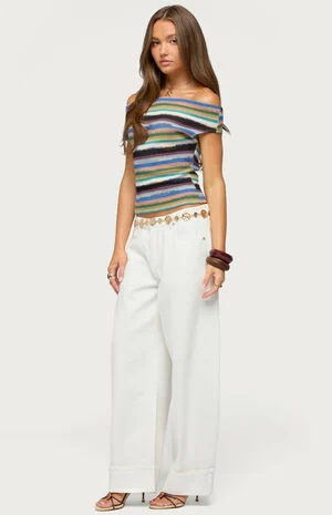 Kella Low Rise Baggy Jeans image number 4