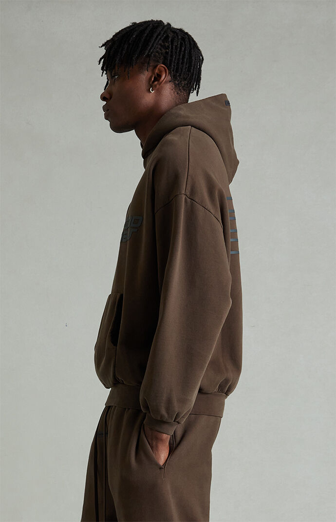 Fear of God ESSENTIALS Brown '90s Fleece Hoodie