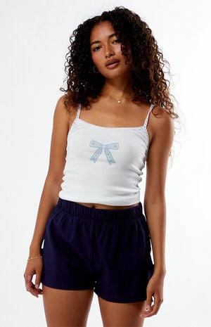 Linen Tie Shorts image number 3