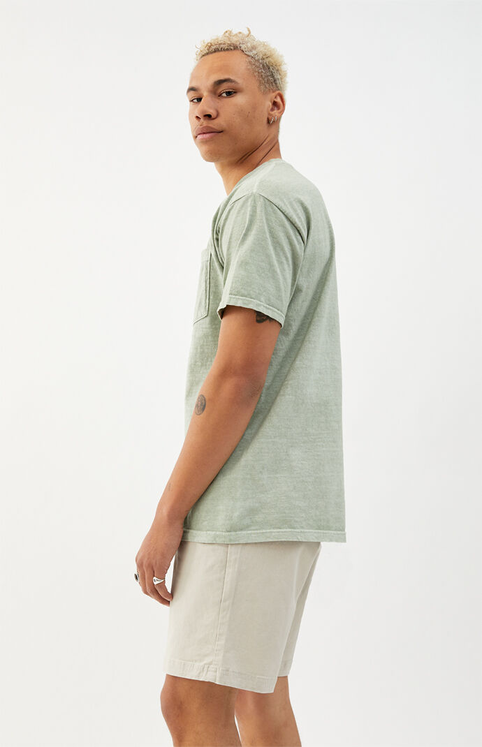 Sage Vintage Wash Pocket T-Shirt