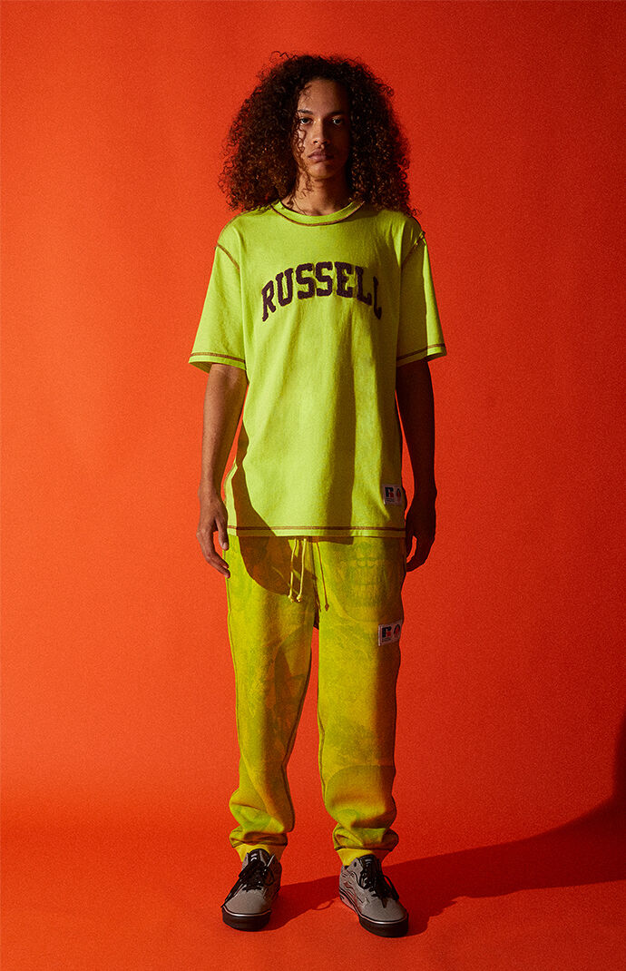 x Russell Athletic Green Logo T-Shirt