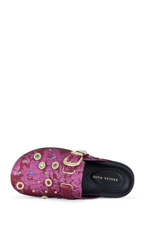 Quinby Brocade Rhinestone Clogs image number 4
