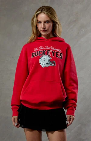 Ohio State Embroidered Hoodie image number 1