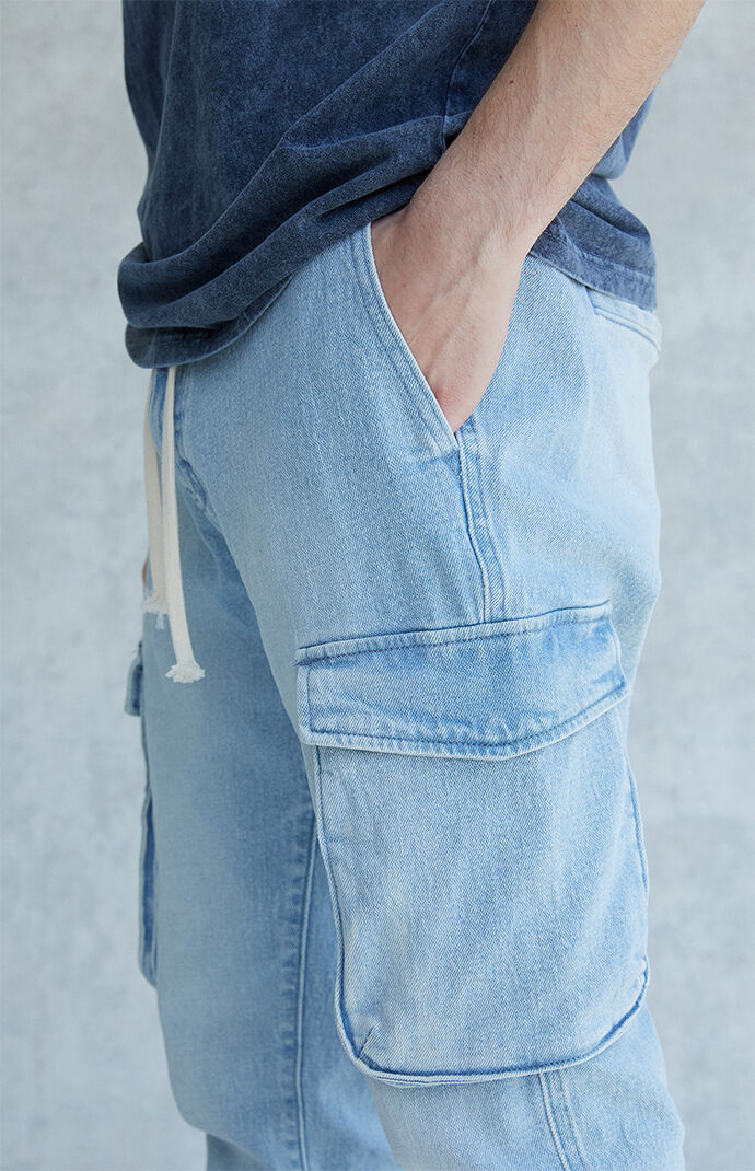 Atlas Light Wash Skinny Denim Comfort Jeans