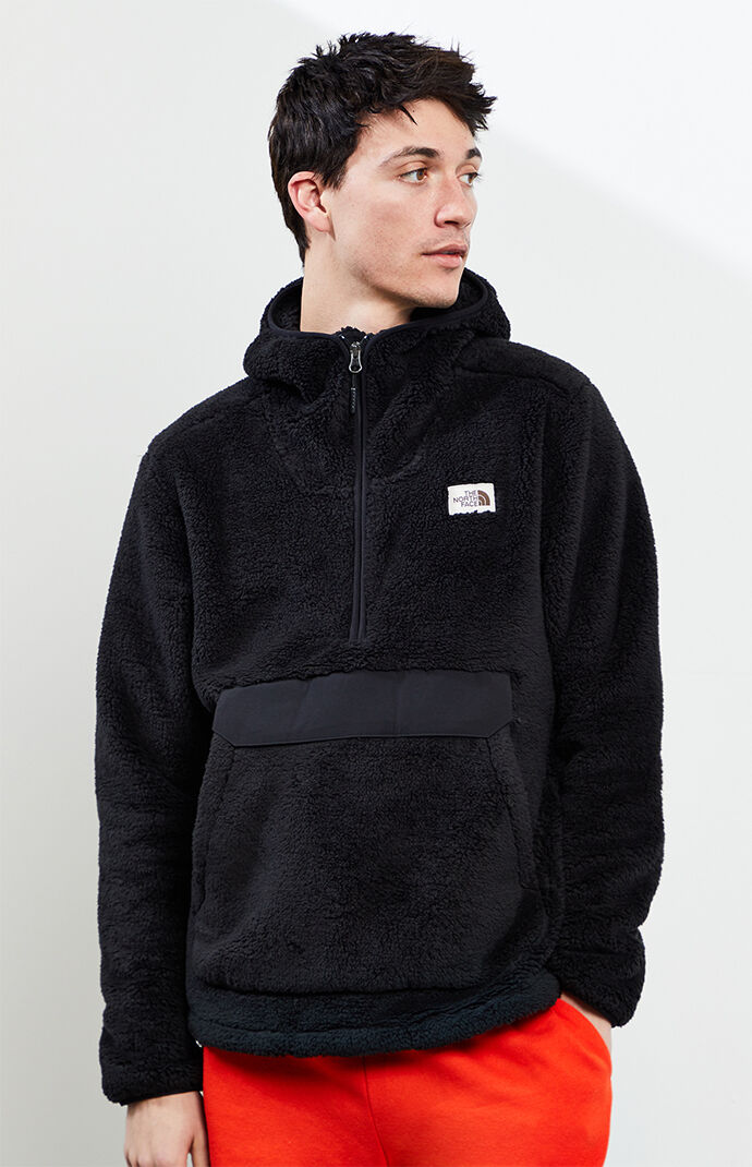 Black Campshire Fleece Hoodie