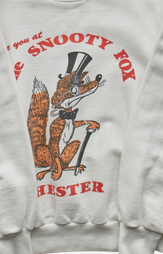 PS VINTAGE '80s the Snooty Fox Crew Neck Sweatshirt