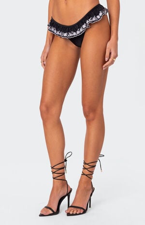 Frilly Cheeky Bikini Bottom image number 1