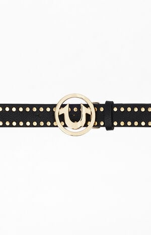 Studded Horseshoe Logo Belt image number 3