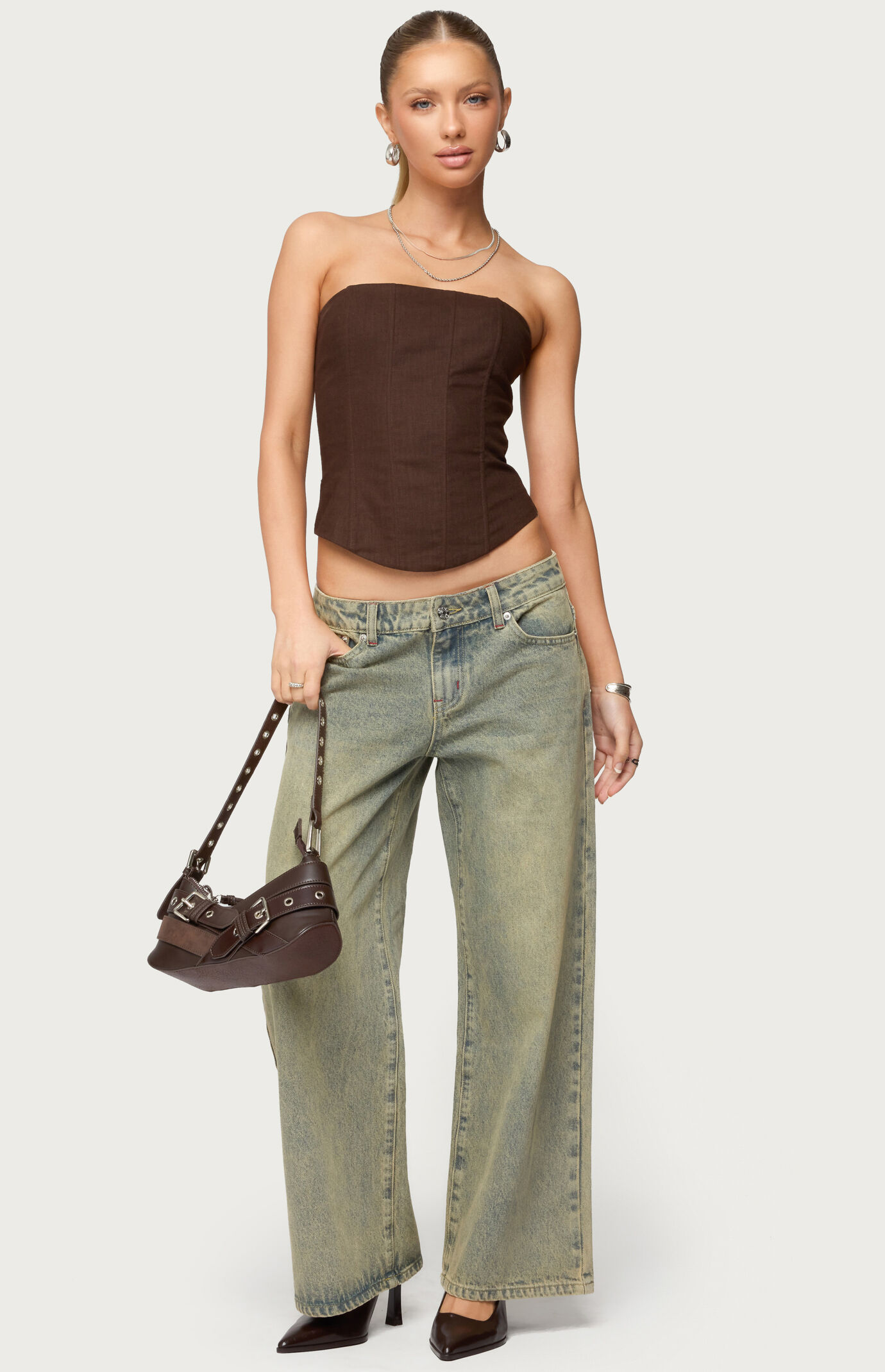 Edikted Hadar Linen Look Corset