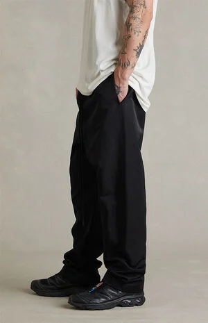 Vintage Black Active Trace Relaxed Track Pants image number 4