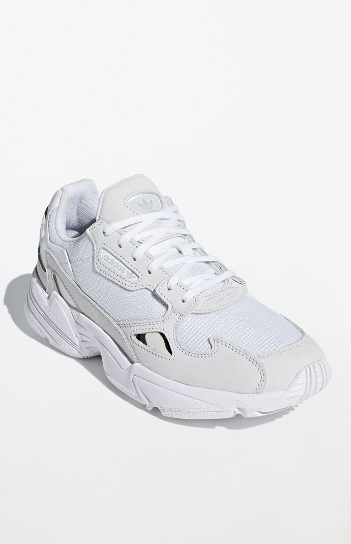 adidas Women's White Falcon Sneakers 