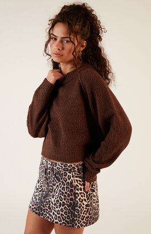 Fluffy Snug Raglan Sweater image number 2