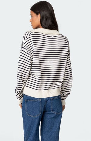Copenhagen Oversized Striped Sweater image number 5