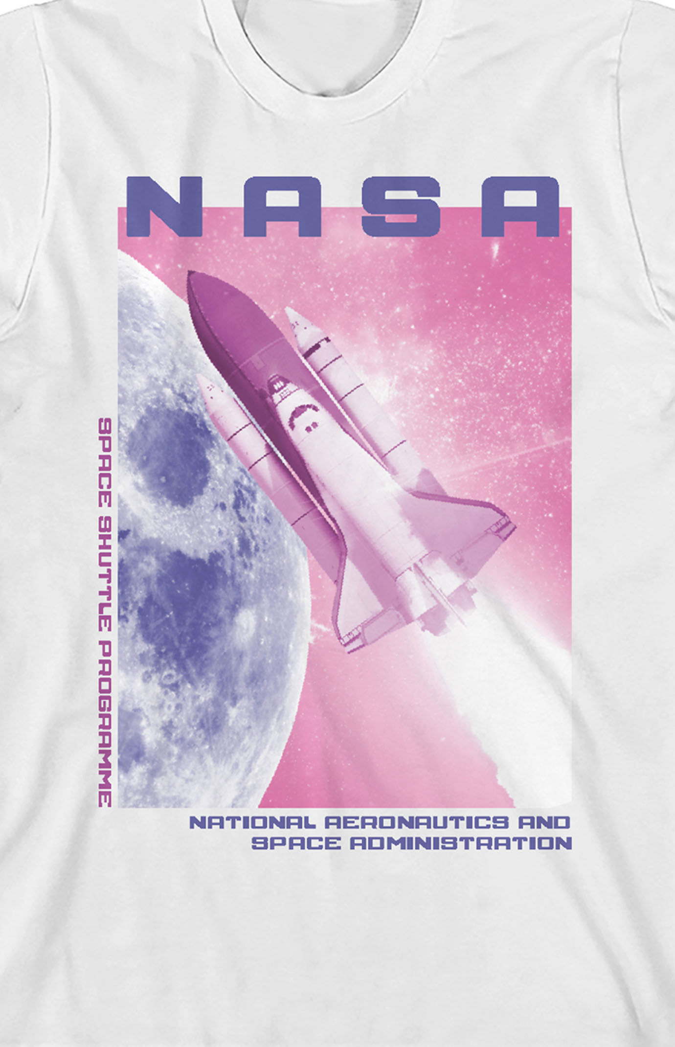 Pacsun Girls NASA Pink Sky T Shirt