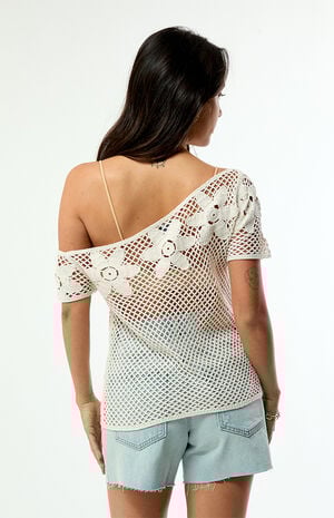 Valerie Off-The-Shoulder Short Sleeve Sweater image number 5