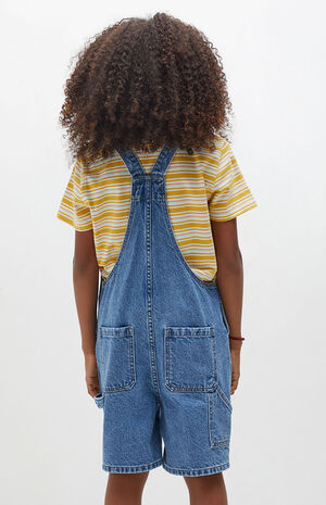 Bright Blue Short Overalls image number 3