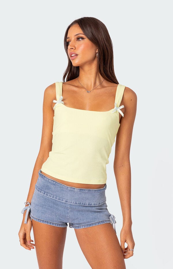 Lola Ribbed Tank Top