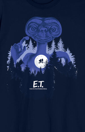 E.T. Moon Bike Ride Poster T-Shirt image number 3