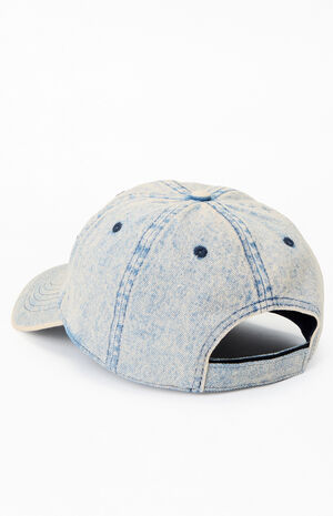 Logo Denim Strapback Hat image number 3