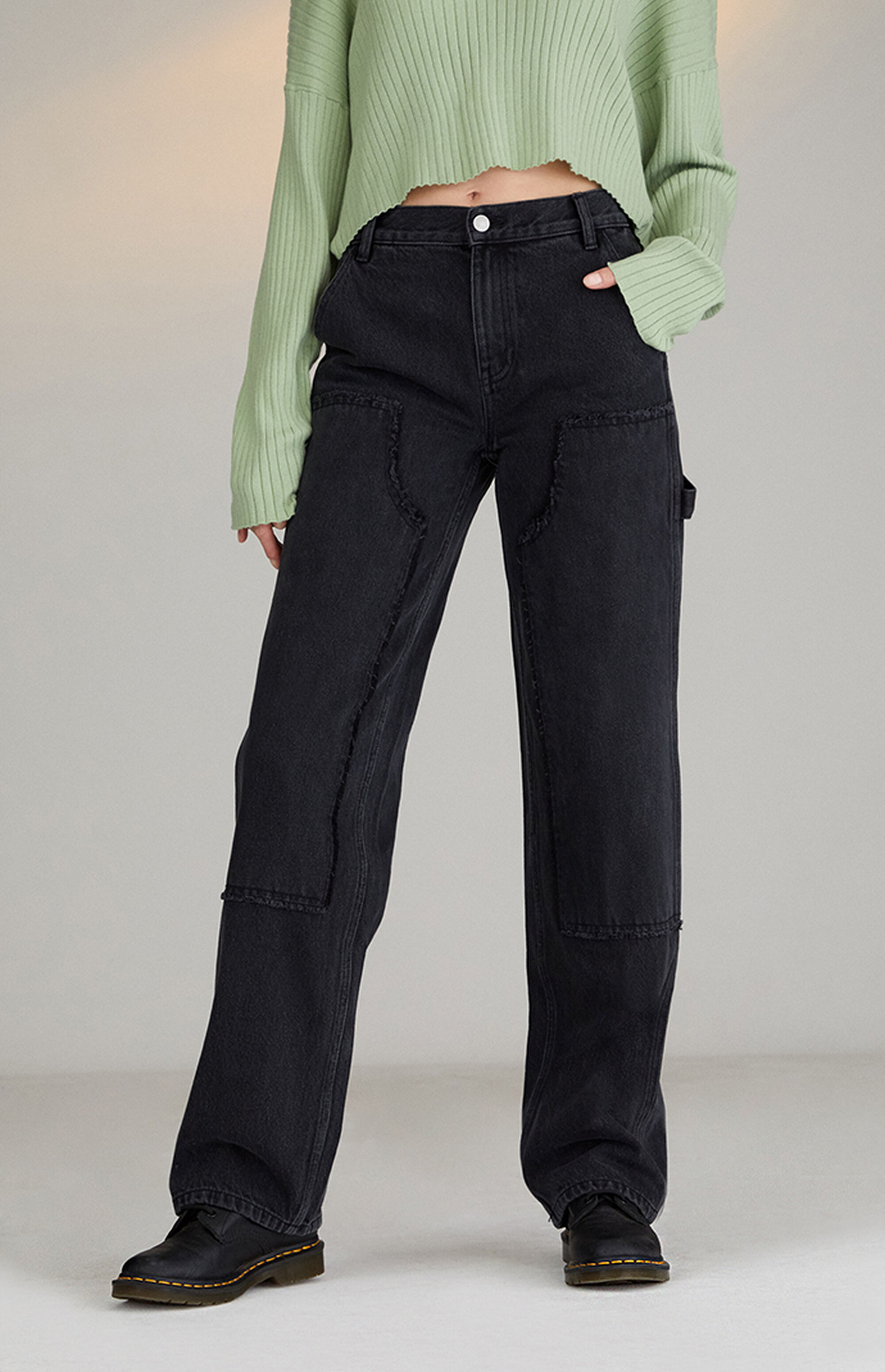 black cargo pants pacsun