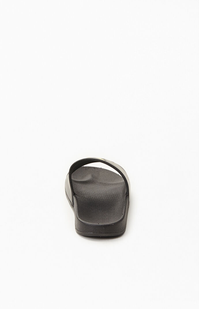 By PacSun Black & Yellow Slide Sandals
