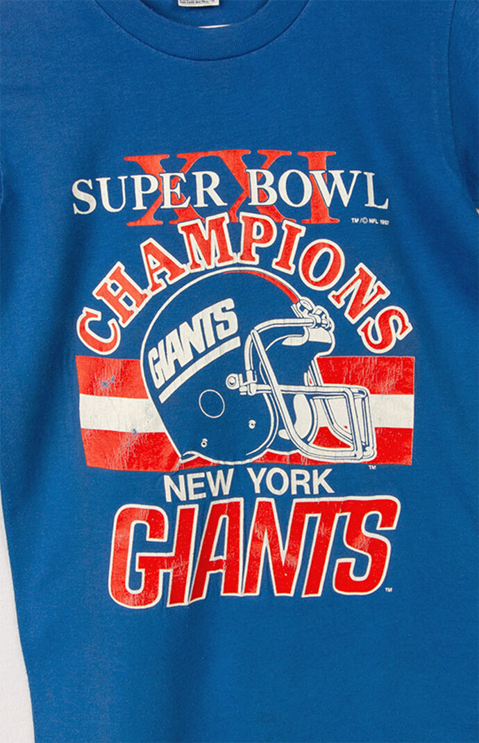 GOAT Vintage Upcycled Giants Superbowl 
