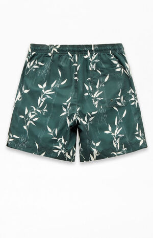 Leaf Print 6.5" Swim Trunks image number 2