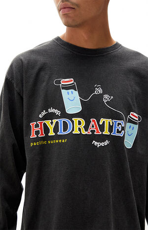 Eat Sleep Hydrate Long Sleeve T-Shirt Eat Sleep Hydrate Long Sleeve T-Shirt image number null