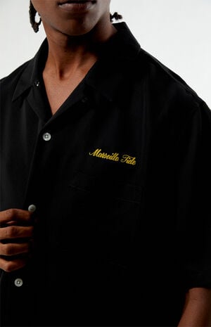 Ribbon Woven Camp Shirt image number 4