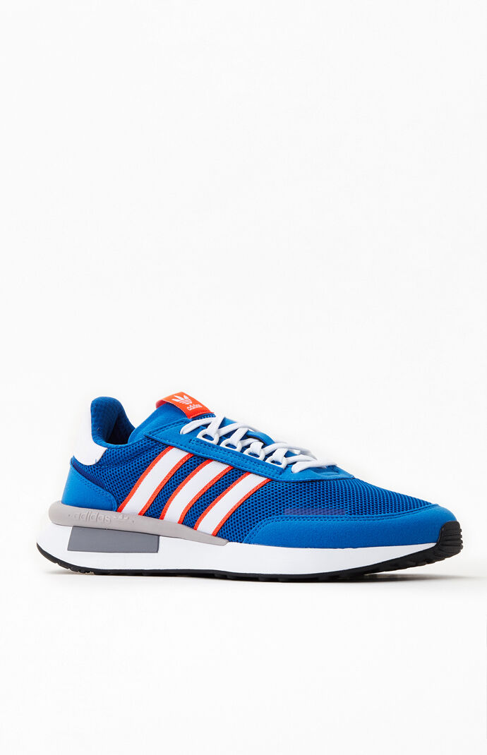 adidas blue red shoes