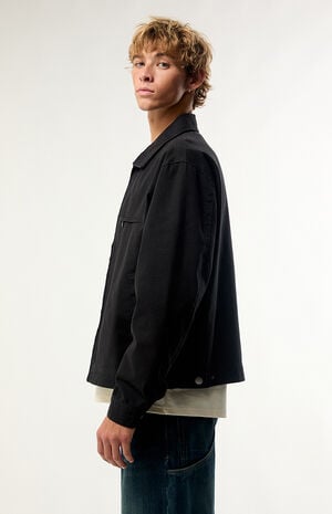 Black Canvas Work Jacket image number 3