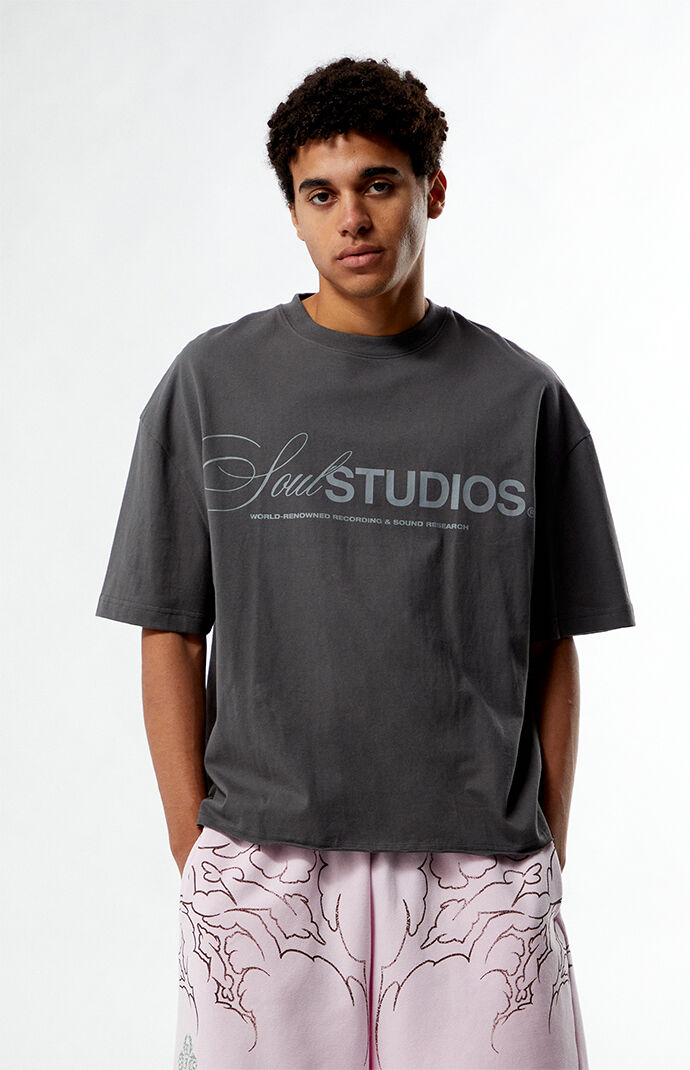 Pacsun Soul Studios Cropped Boxy T-Shirt