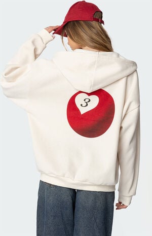 Magic 3 Oversized Zip Up Hoodie image number 2