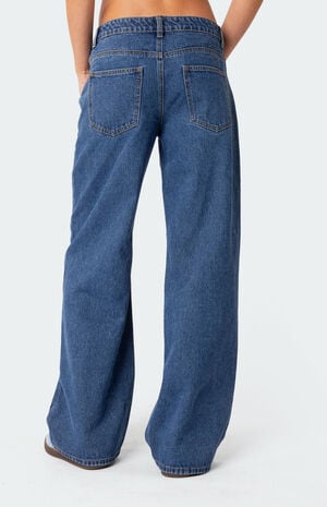 Raelynn Washed Low Rise Jeans image number 5