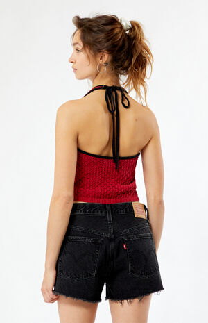 Black 501 Denim Shorts Black 501 Denim Shorts image number null