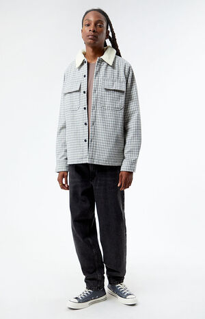 Plaid Sherpa Shacket image number 2