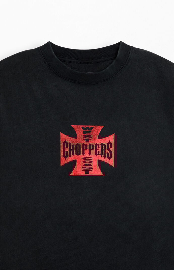 West Coast Choppers Flames Long Sleeve T-Shirt